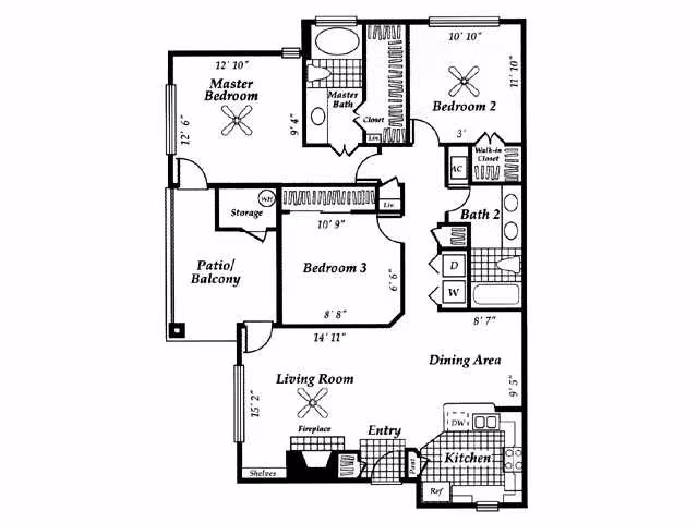 Unit 2056 2056 floor plan
